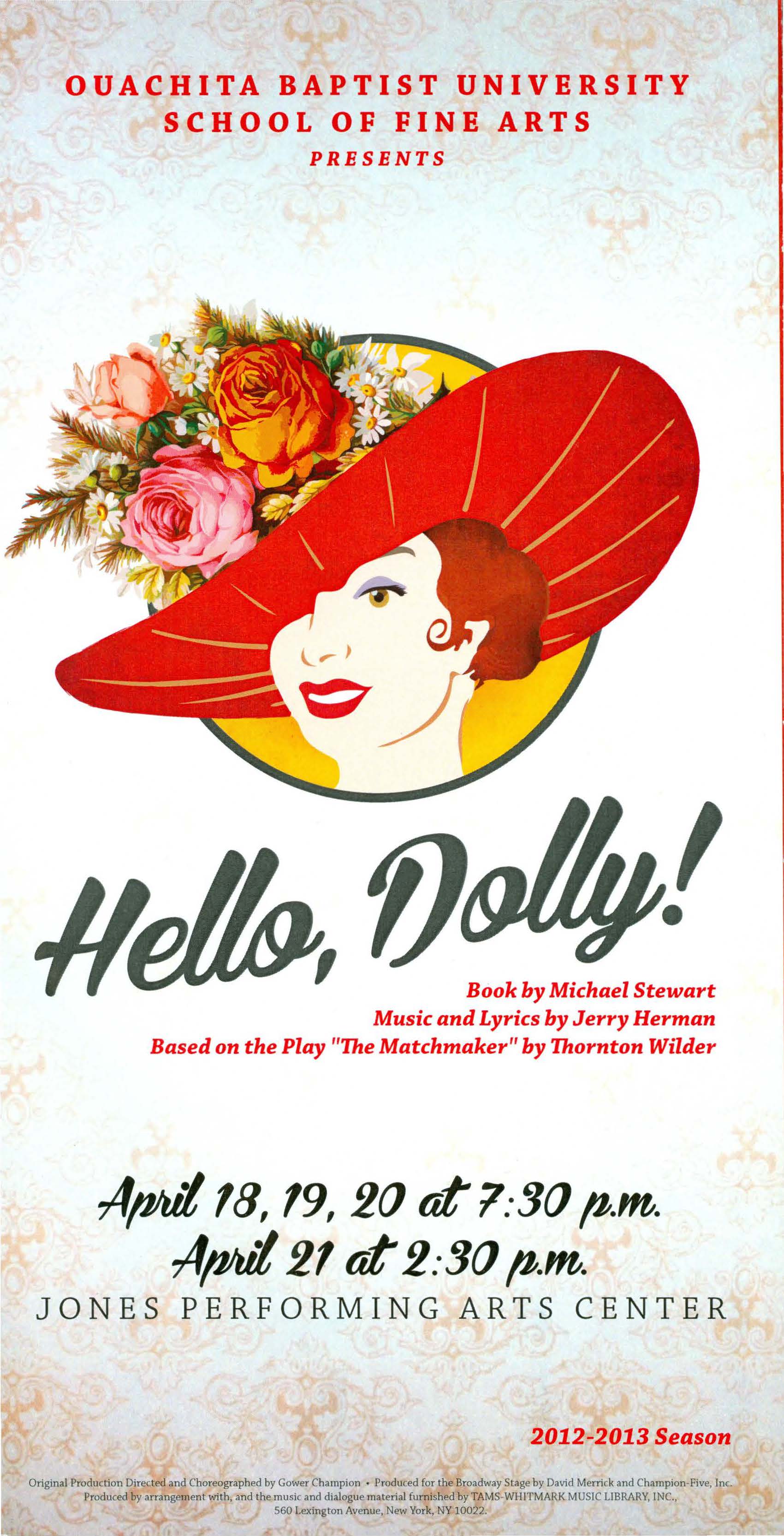 Hello, Dolly!: An OBU Musical Theatre Production