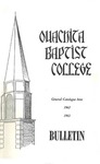 Ouachita Baptist College Bulletin General Catalogue Issue 1962-1963 and 1963-1964