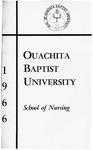 Ouachita Baptist University School of Nursing General Bulletin 1966-1967