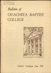 Bulletin of Ouachita Baptist College General Catalogue 1958-1959