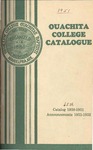 Ouachita College Catalogue 1951-1952