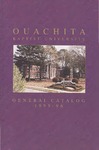 Ouachita Baptist University General Catalog 1995-1996