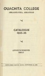 Ouachita College Catalogue 1936-1937