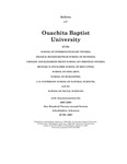 Ouachita Baptist University General Catalog 2007-2008