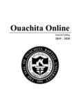 Ouachita Baptist University Online Catalog 2019-2020