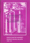 Ouachita Baptist University Graduate Catalog 1983-1984