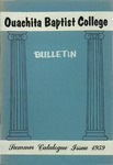 Ouachita Baptist College Summer Catalogue Issue 1959
