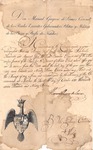 35: Justice of the Peace appointment, 1792: Manuel Gayoso do Lemos to William Dunbar by Manuel Gayoso do Lemos