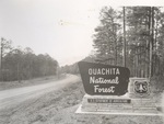 Ouachita National Forest Entrance Sign