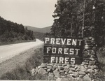 Fire Prevention Sign, U.S. 71, Arkansas