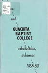 Student Handbook 1958-1959 by Ouachita Baptist College